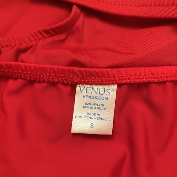 Venus Goddess Ruffle Hem Halter Tankini Swimsuit Top & Bottom - Picture 8 of 8